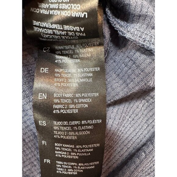 Kuhl Tunic Top 8425 Dusty Blue Long Sleeve Shirt Keyhole Back Women's Medium M - Picture 9 of 10